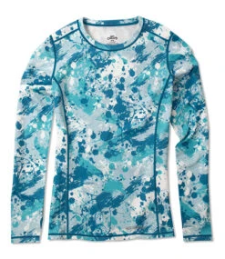 Hot Chillys Women's Micro Elite Printed Crewneck