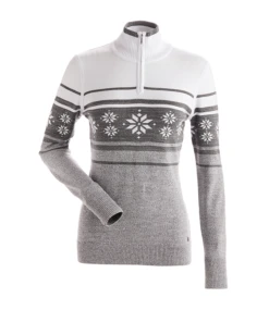 Nils Women's Deer Valley Metallic Sweater