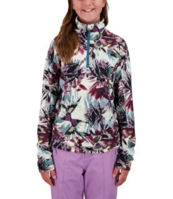Obermeyer Girl's Clara 1/4 Zip Top