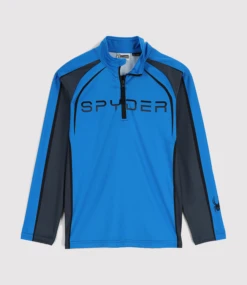 Spyder Boy's Downhill Zip T-Neck