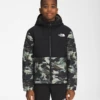The North Face Boy's Printed Reversible Mount Chimbo Full Zip Hooded Jacket -SnowLine Outfitters Shop the north face boys printed reversible mount chimb