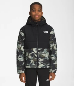 The North Face Boy's Printed Reversible Mount Chimbo Full Zip Hooded Jacket
