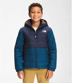The North Face Boys' Reversible Mount Chimbo Full Zip Hooded Jacket