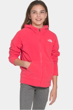The North Face Girl's Glacier Full Zip Hoodie -SnowLine Outfitters Shop the north face girls glacier full zip hoodie 2