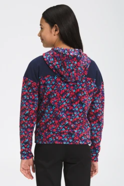 The North Face Girl's Glacier Full Zip Hoodie -SnowLine Outfitters Shop the north face girls glacier full zip hoodie 3