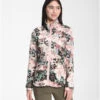 The North Face Women's Printed Crescent Full Zip -SnowLine Outfitters Shop the north face womens printed crescent full zip