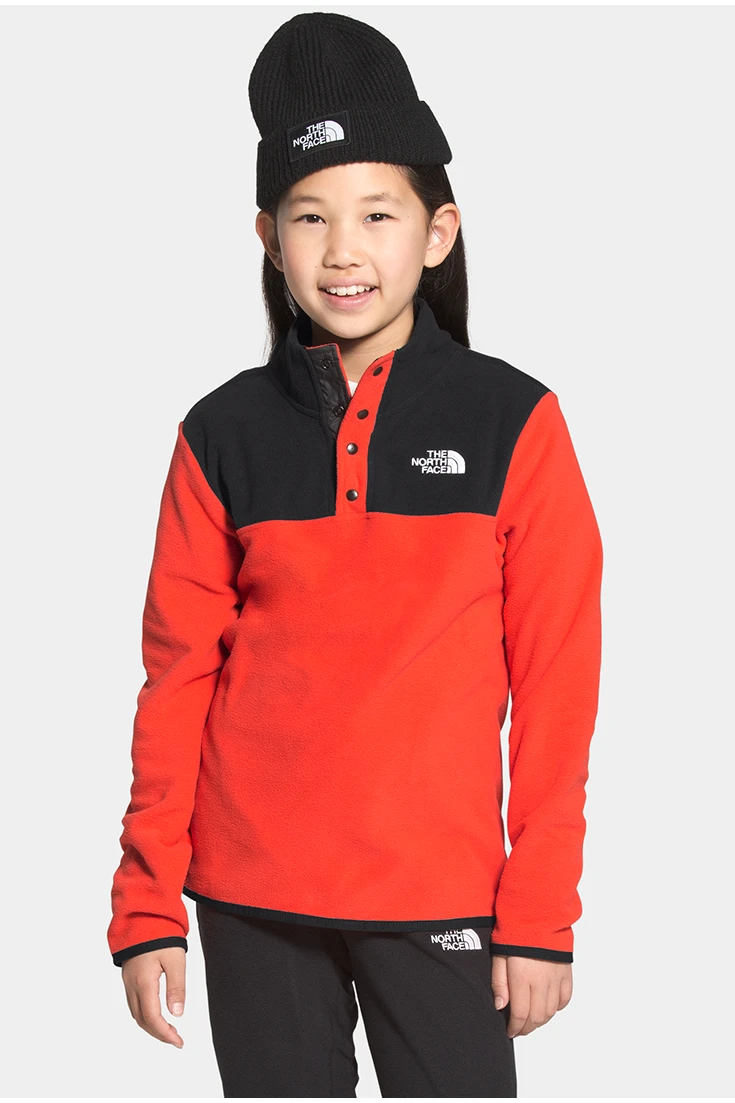The North Face Youth Glacier 1/4 Snap Pullover 4 The North Face Youth Glacier 1/4 Snap Pullover - Image 2